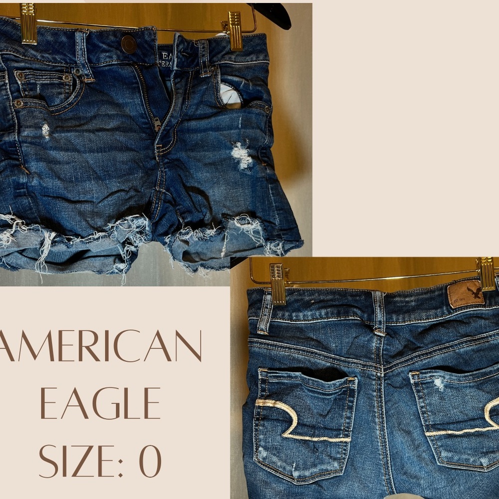 American eagle jean shorts. Perfect for the summer.